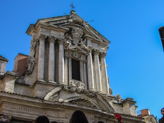 Rome, Italy, 23 February, 2019: Architecture of Rome