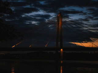 Obraz premium bridge at night