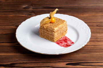cake with honey