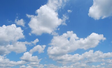 
blue sky with white clouds