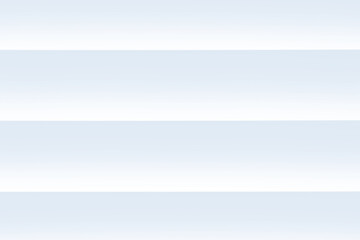 Obraz premium Simple horizontal gradient background wallpaper, with clear contrast and reductive minimalist elements. Light peeking through blinds in window. White and baby blue colour tones