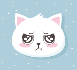 cute cats emoticons cartoon face angry animal funny