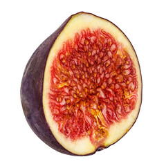 Fig isolated on white background