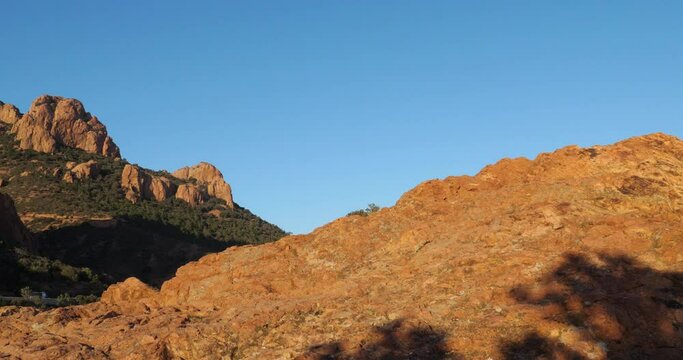 The Massif de l'Esterel, Var and Alpes-Maritimes department, Provence, France