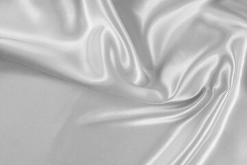 Satin fabric with gentle curves