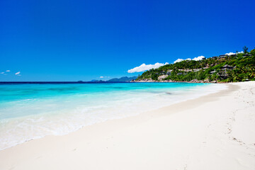 Fototapeta na wymiar Idyllic beach in Seychelles