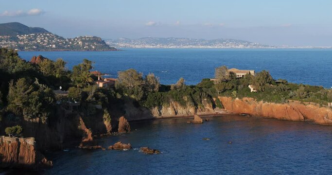 The Massif de l'Esterel, Var and Alpes-Maritimes department, Provence, France