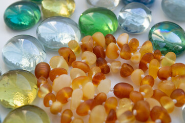 multi colored gemstones