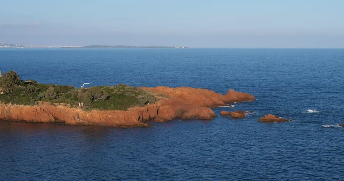 The Massif de l'Esterel, Var and Alpes-Maritimes department, Provence, France