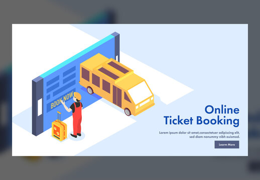 Hero Image for Bus Website Layout