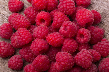 Ripe raspberry as a background close-up