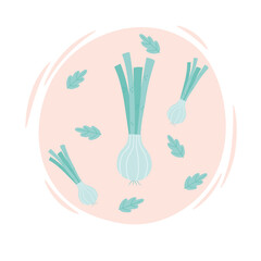 onion vegetable harvest organic healthy natural leaves design