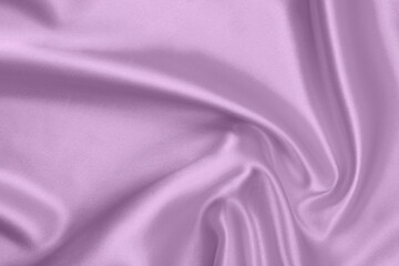 Satin fabric with gentle curves
