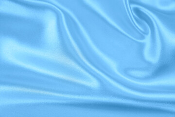 Satin fabric with gentle curves