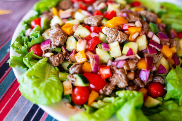 Amazing colorful lunch salad