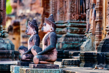 Fototapeta na wymiar Banteay Srei temple