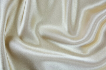 Satin fabric with gentle curves