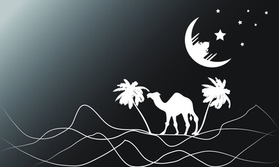 camel walking design