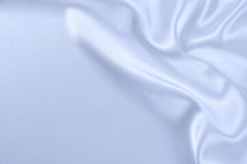 Satin fabric with gentle curves