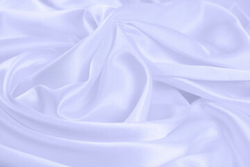 Satin fabric with gentle curves