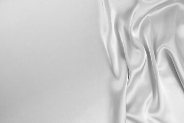 Fototapeta premium Satin fabric with gentle curves