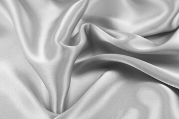 Obraz premium Satin fabric with gentle curves