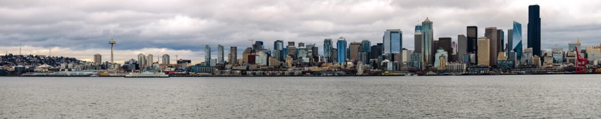 Fototapeta na wymiar Skyline of Seattle, Washington State