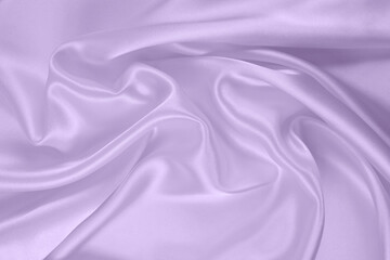 Satin fabric with gentle curves