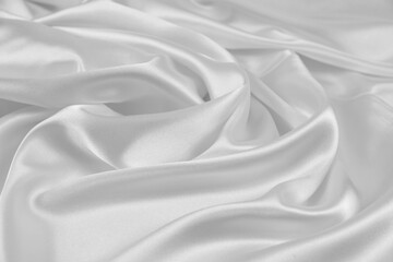 Obraz premium Satin fabric with gentle curves
