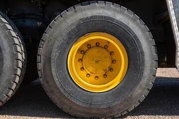 Fototapeta na wymiar truck wheel tire