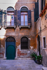 Fototapeta na wymiar Vintage house Venice, Italy