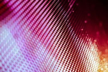 CloseUp LED blurred screen. LED soft focus background. abstract background ideal for design.