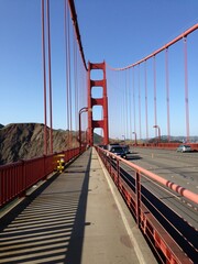 Cruce en bicicleta puente Golden Gate San Francisco California