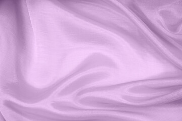 Satin fabric with gentle curves