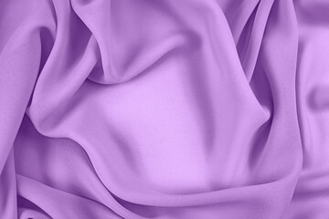 Satin fabric with gentle curves