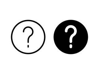  Question mark icon for your graphic and mobile app