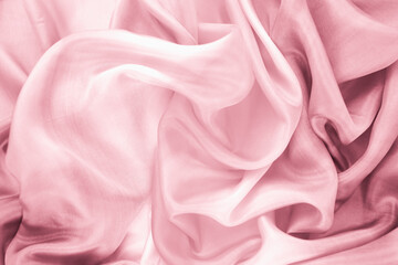 Obraz premium Satin fabric with gentle curves