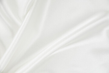 Obraz na płótnie Canvas Satin fabric with gentle curves
