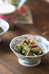 イカときゅうりの酢の物