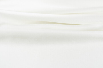 Satin fabric with gentle curves