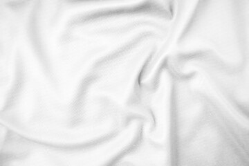Obraz premium Abstract white fabric texture background. Wavy white cloth.