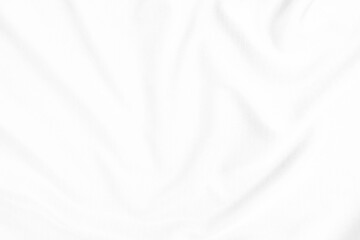 Obraz premium Abstract white fabric texture background. Wavy white cloth.
