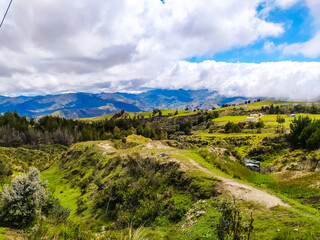 Fototapeta na wymiar mountain landscape of Ecuador