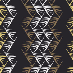 Funky Tropical Vector Seamless Pattern. Cool Summer Fashion. Elegant Male Shirt Female Dress Texture. 