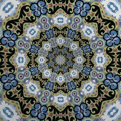 repeating patterns. Suitable for banner, brochure or cover. 3D rendering,