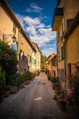 The historic district of Saint Tropez - travel photography