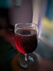 glass of red wine