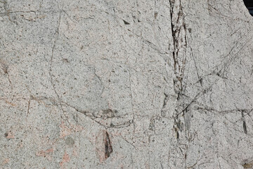 灰色系の岩石の表面	