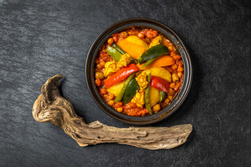 タジン鍋と北アフリカ料理　Moroccan clay pot