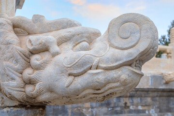 Yongan temple (Temple of Everlasting Peace) situated in the heart of Beihai park in Jade Flower...